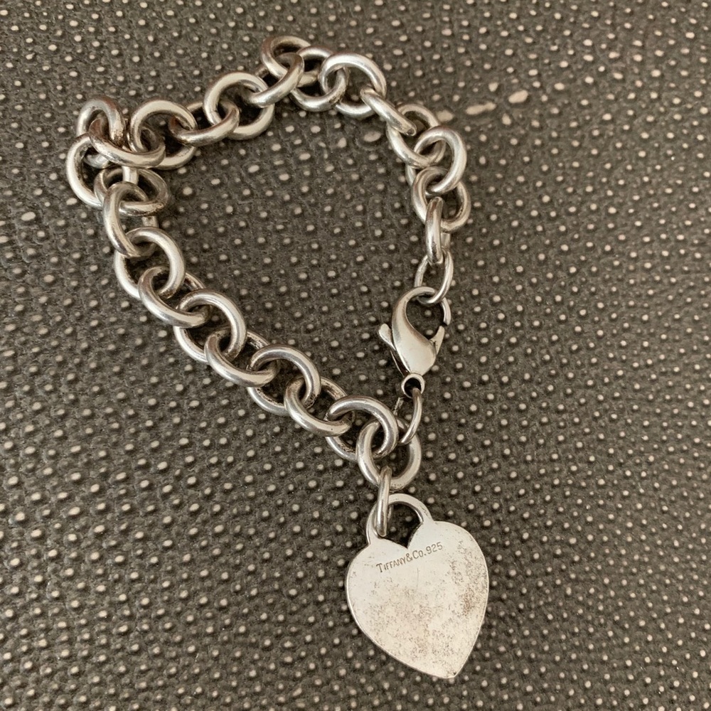 Tiffany & Co. Heart Dog Tag Bracelet